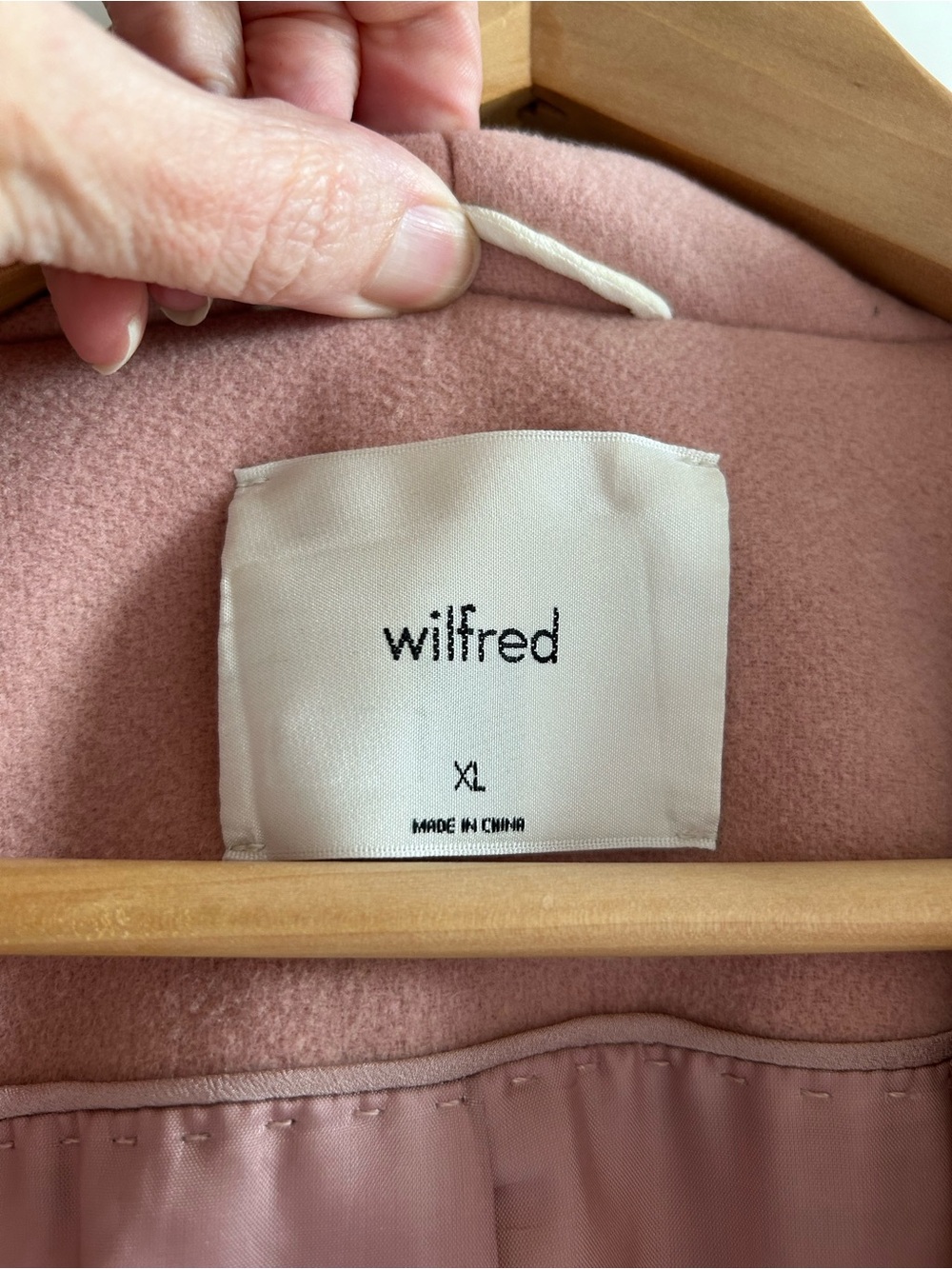 Aritzia Wilfred Wool and Cashmere Coccon coat size xl - Picture 4 of 5